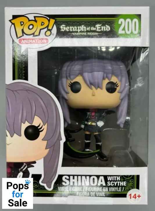 #200 Shinoa (with Scythe) Seraph of the End - Box Damaged Funko POP - PopsforSale.co.uk