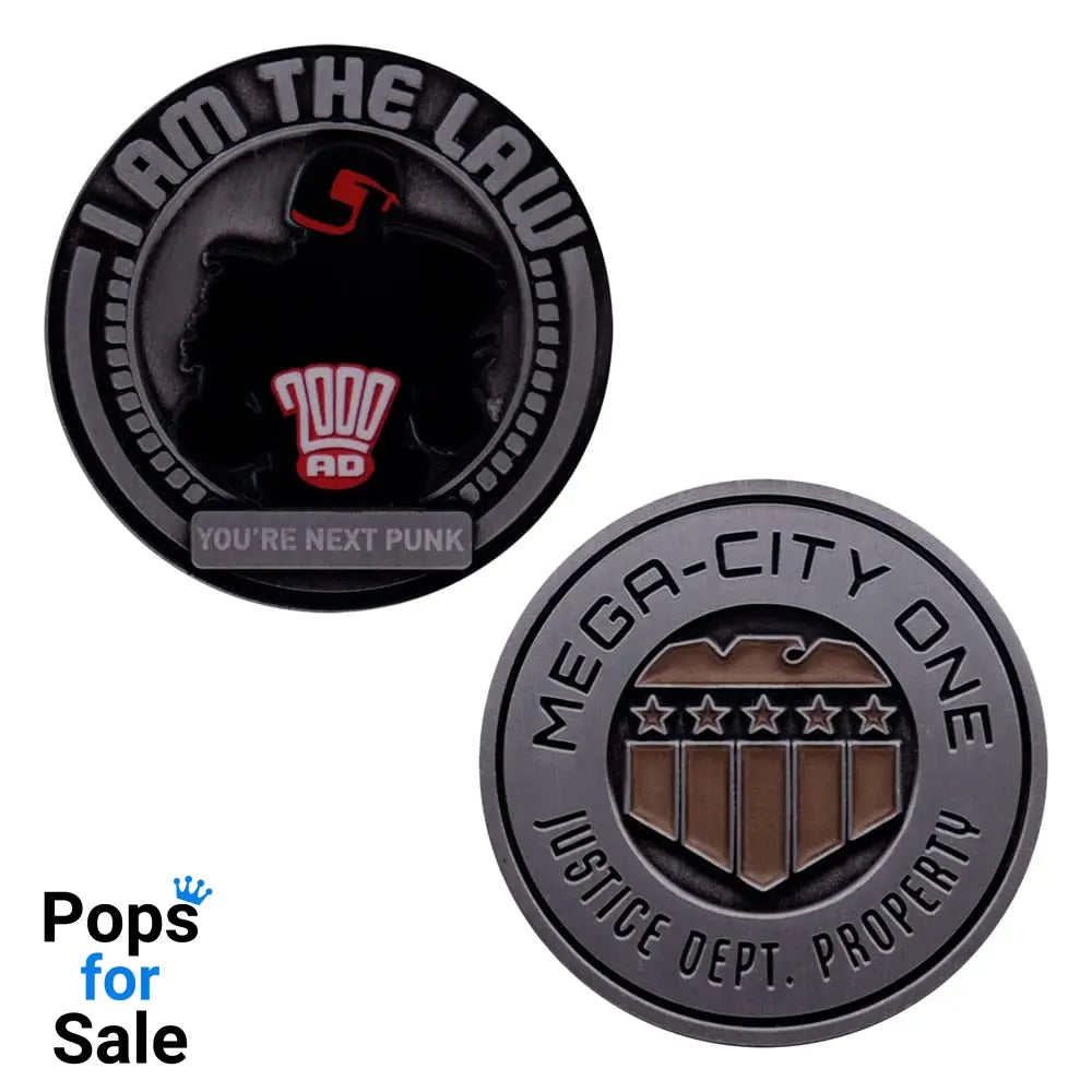 2000 AD Collectable Coin Judge Dredd Mega-City One Limited Edition