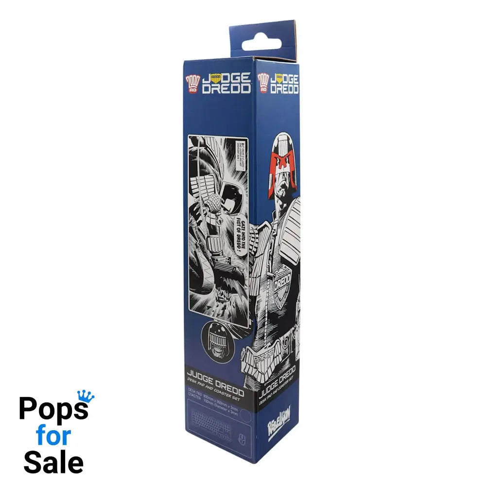 2000 AD Desk Pad & Coaster Set Judge Dredd