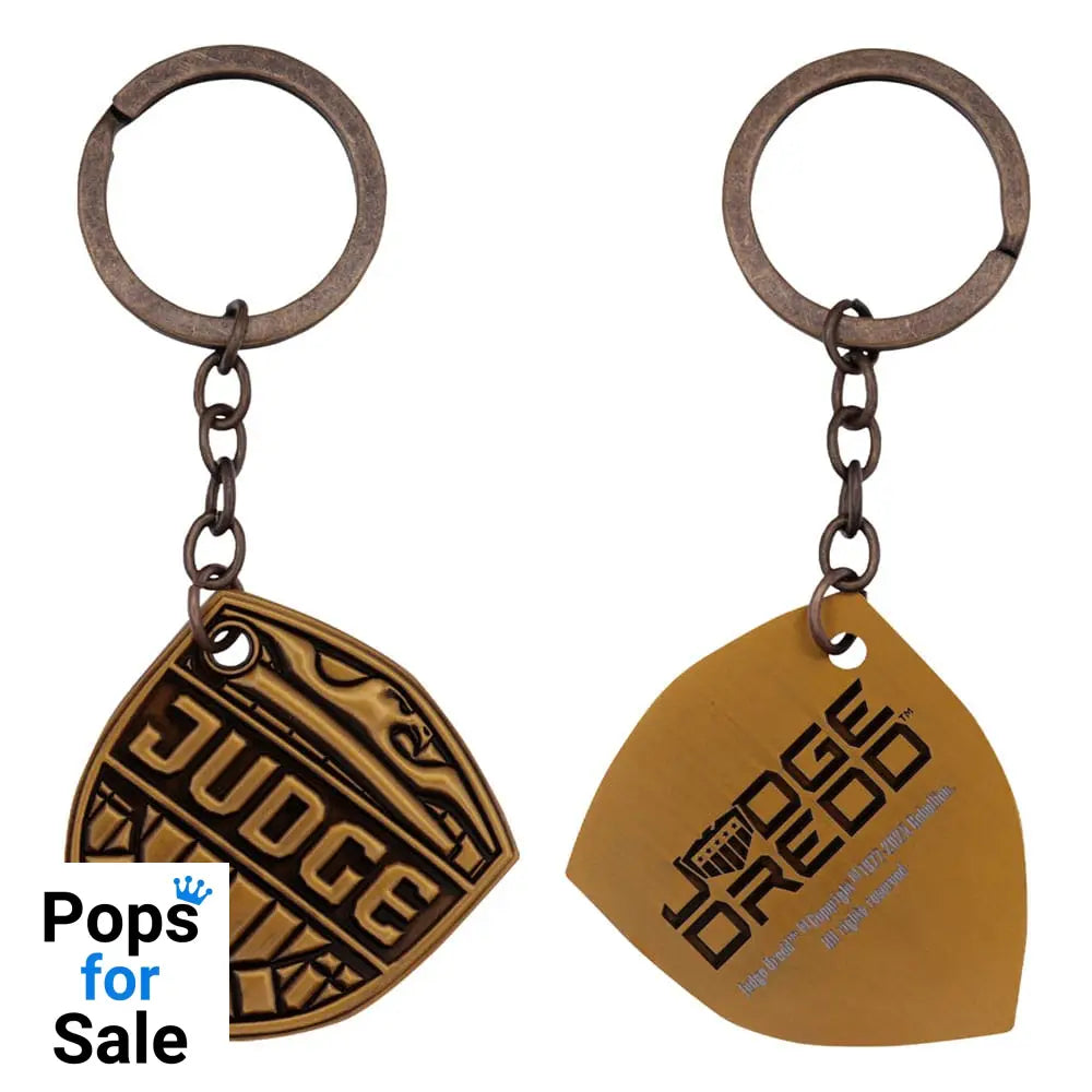 2000 AD Keychain Judge Dredd Badge Limited Edition