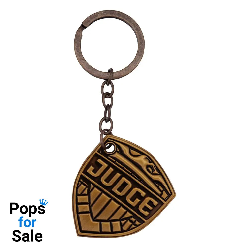 2000 AD Keychain Judge Dredd Badge Limited Edition