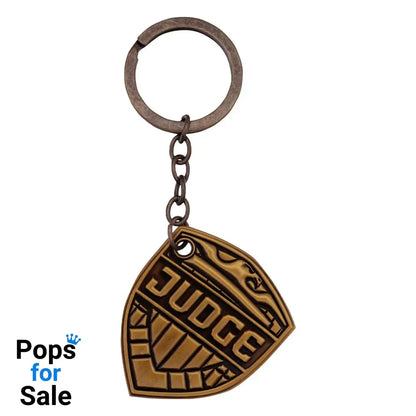 2000 AD Keychain Judge Dredd Badge Limited Edition Keyrings