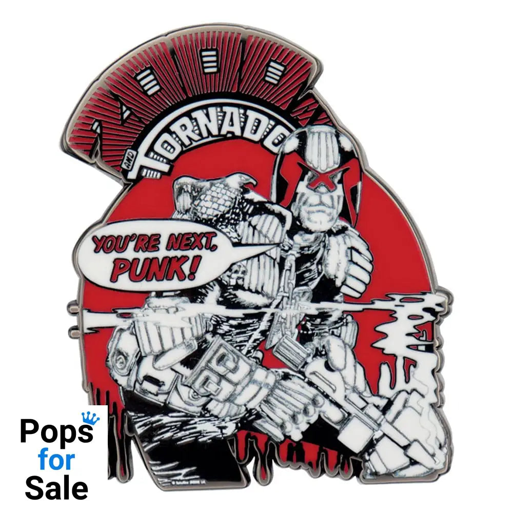 2000 AD Pin Badge Judge Dredd You're Next Punk Limited Edition