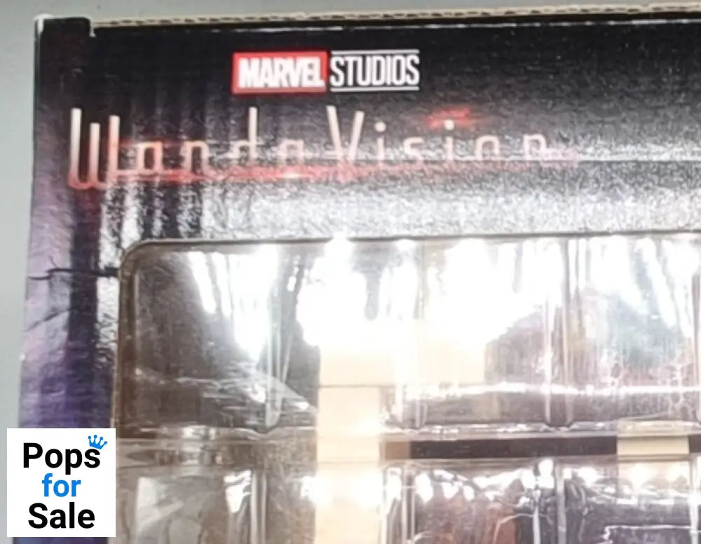2000s Wanda & Vision with Billy & Tommy Marvel Wandavision Funko Mini Moments Funko POP - Box Damaged