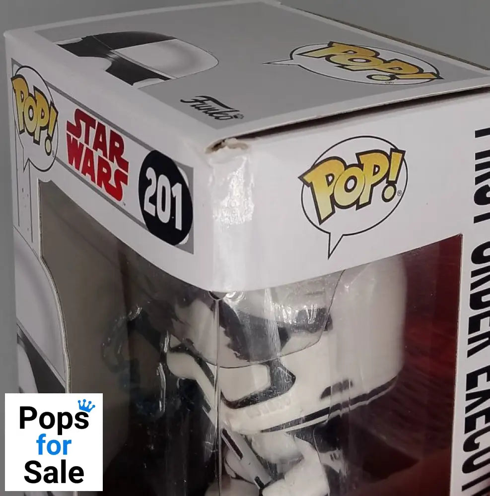 #201 First Order Executioner - Star Wars - Box Damaged Funko POP