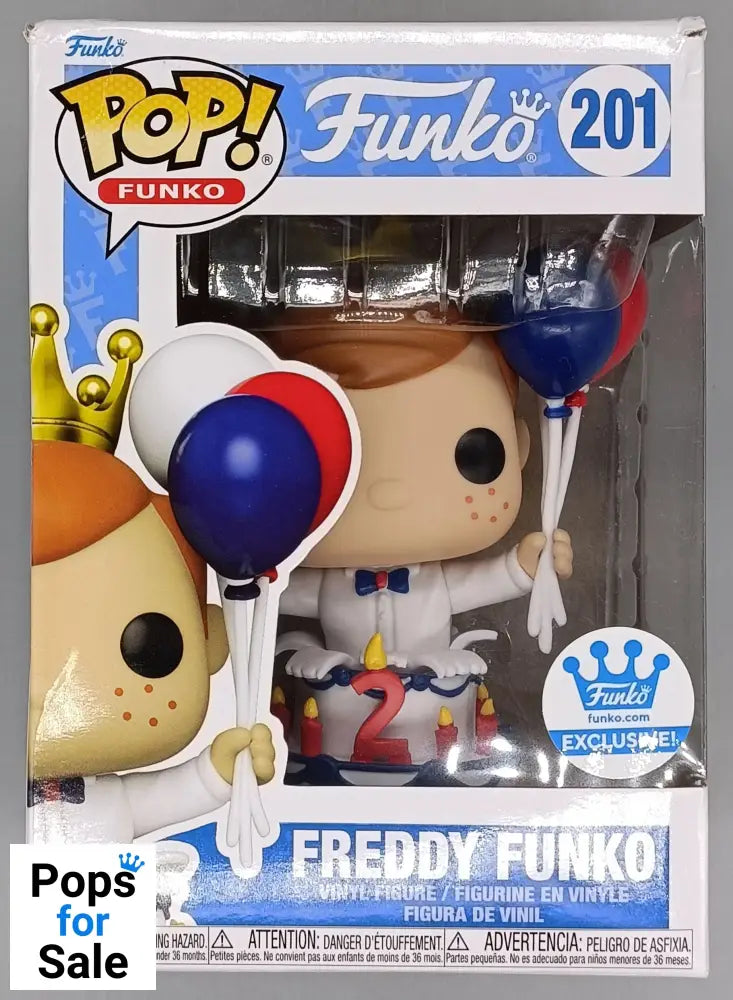 201 Freddy Funko (in Cake) Funko (Freddy) 2nd - Box Damaged Funko POP
