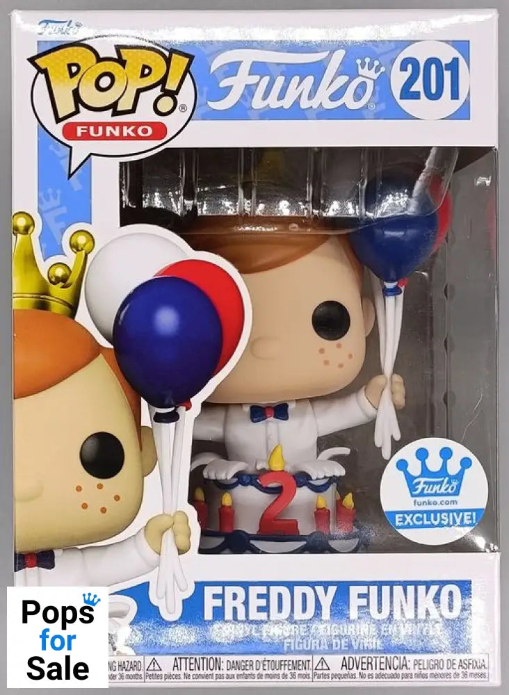 #201 Freddy Funko (in Cake) Funko (Freddy) 2nd Year Funko POP - PopsforSale.co.uk