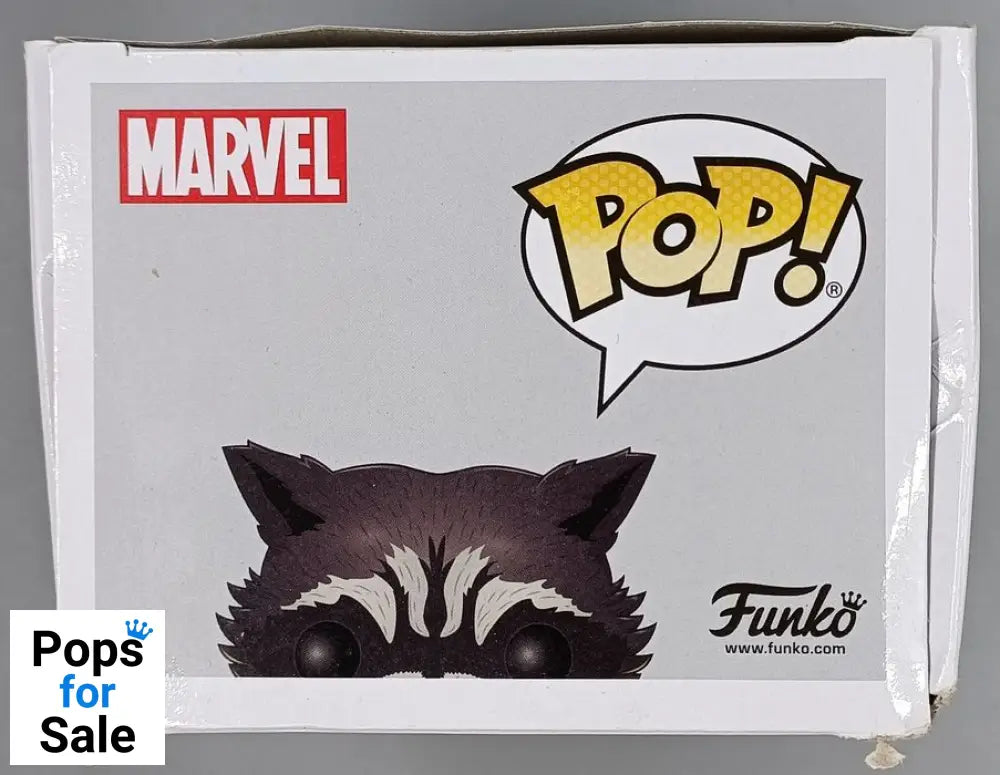 #201 Rocket (Jet Pack) Marvel Guardians Galaxy Box Damaged Funko POP - PopsforSale.co.uk