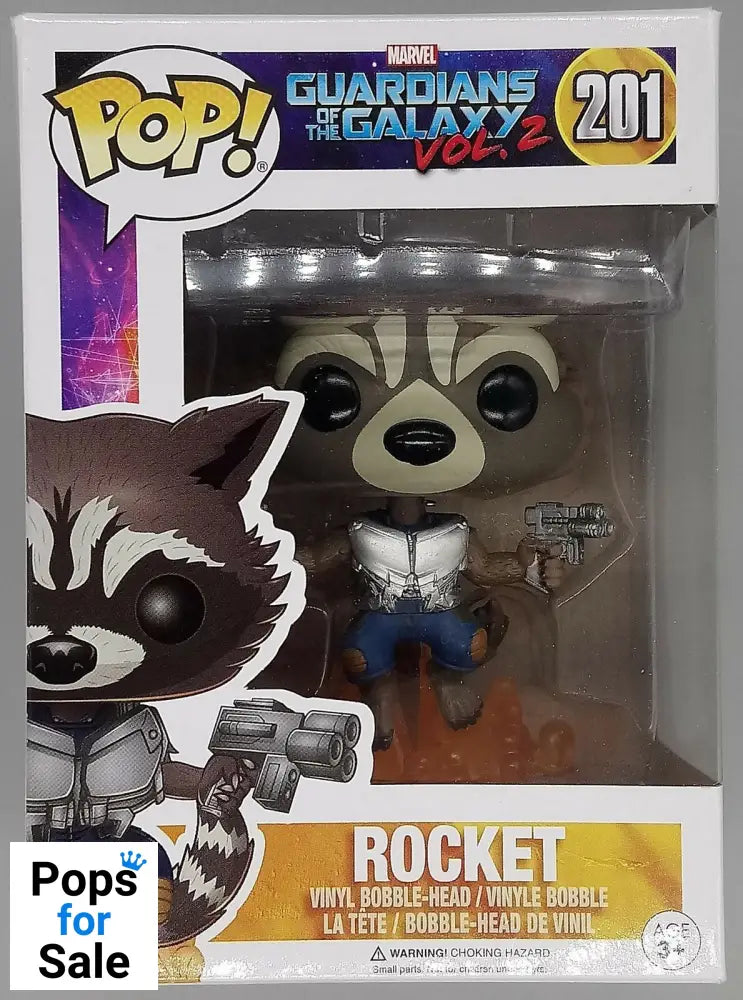 201 Rocket (Jet Pack) Marvel Guardians of the Galaxy Vol 2 Funko POP
