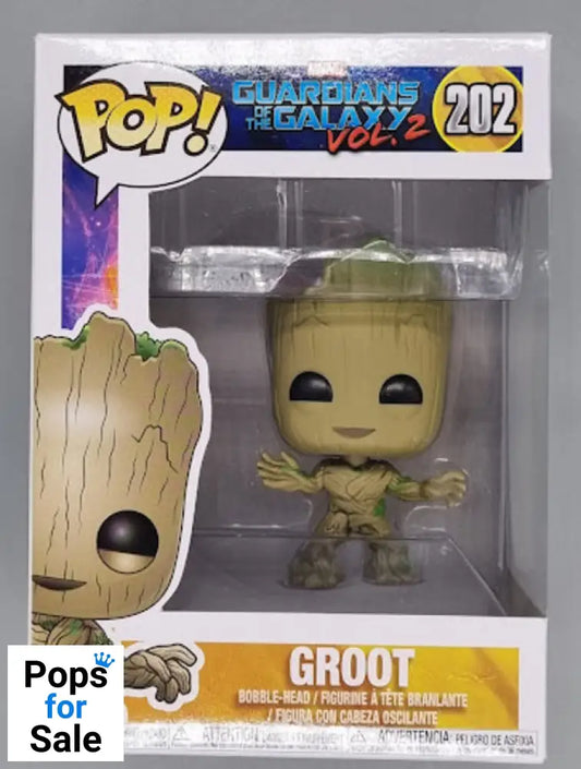 #202 Groot (Young) Marvel Guardians of the Galaxy Vo Box Damaged Funko POP