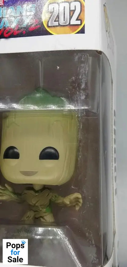 #202 Groot (Young) Marvel Guardians of the Galaxy Vo Box Damaged Funko POP - PopsforSale.co.uk