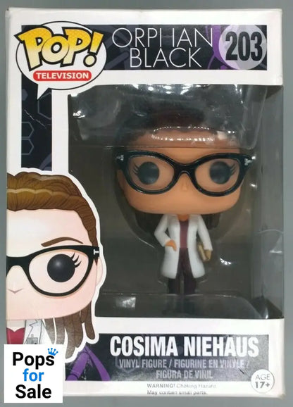 #203 Cosima Niehaus - Orphan Black - Box Damaged Funko POP