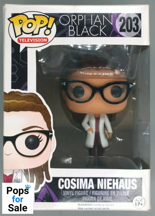 #203 Cosima Niehaus - Orphan Black - Box Damaged Funko POP