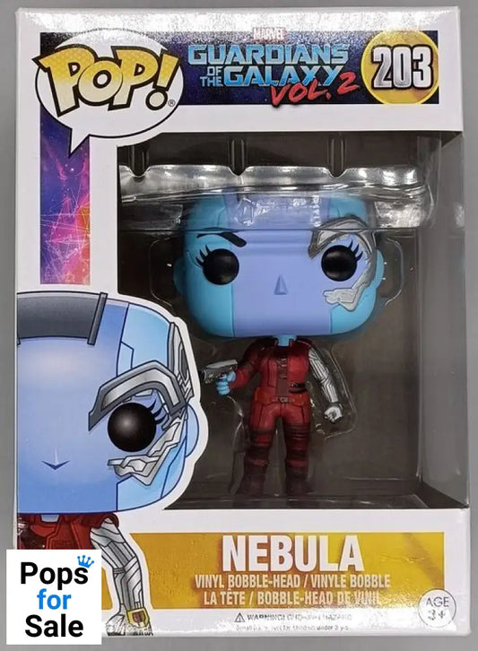 #203 Nebula -  Marvel Guardians of the Galaxy Vol 2 Box Damaged Funko POP