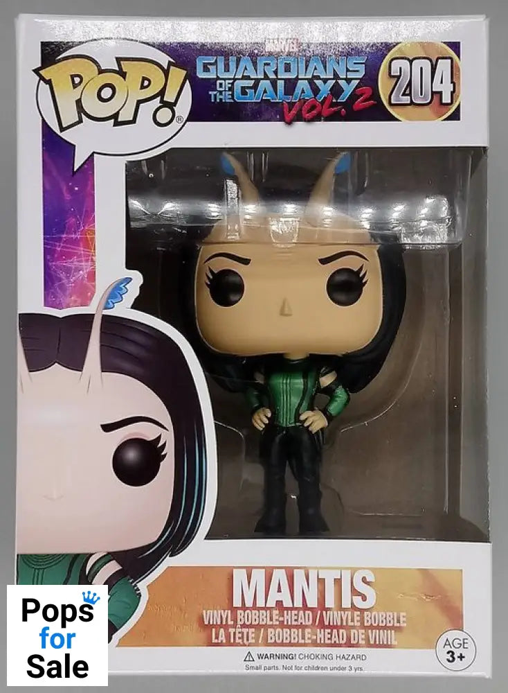 204 Mantis - Marvel Guardians of the Galaxy Vol 2 Box Damaged Funko POP