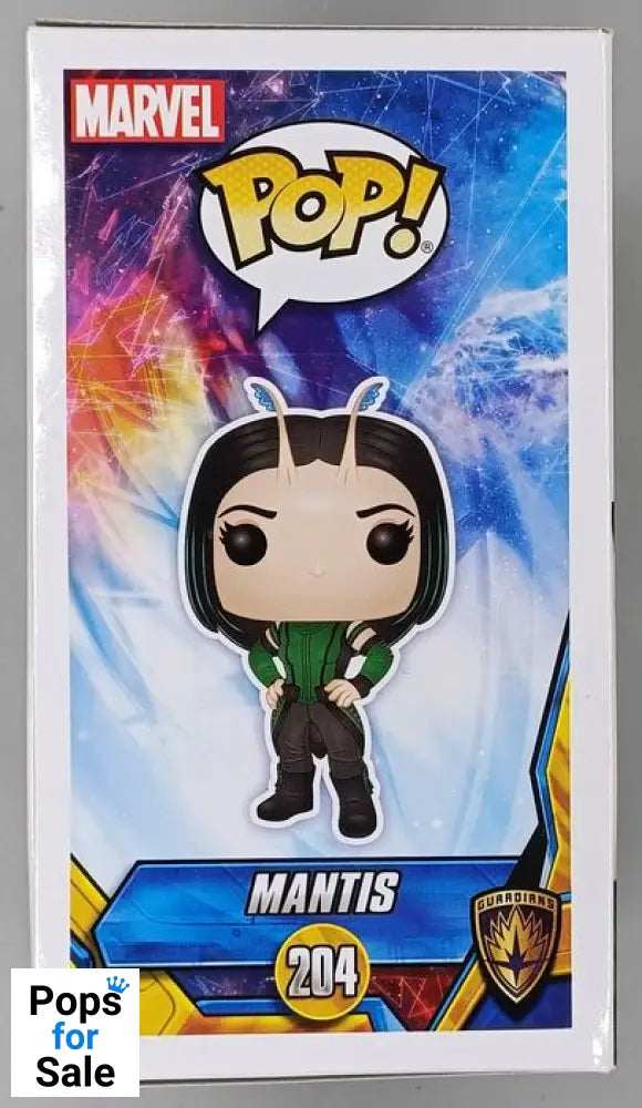 #204 Mantis - Marvel Guardians of the Galaxy Vol 2 Funko POP - PopsforSale.co.uk