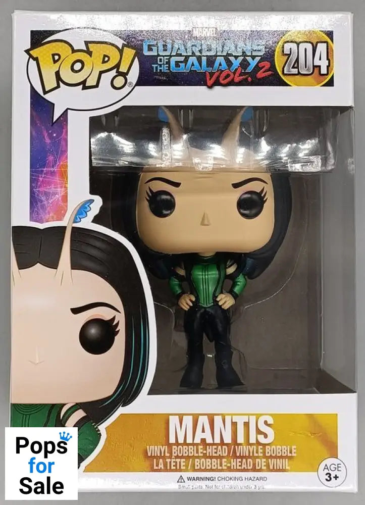 #204 Mantis - Marvel Guardians of the Galaxy Vol 2 Funko POP - PopsforSale.co.uk