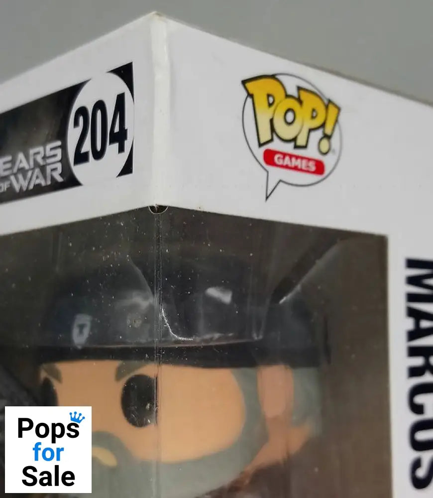 #204 Marcus Fenix (Old) - Gears of War - Box Damaged Funko POP - PopsforSale.co.uk