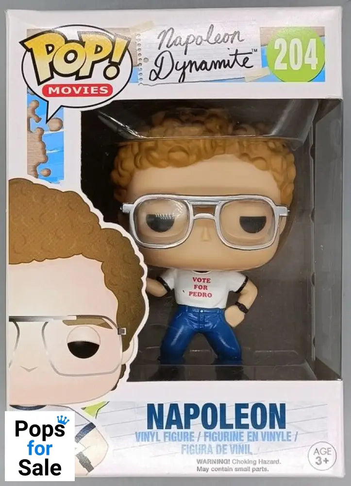 204 Napoleon - Napoleon Dynamite - Box Damaged Funko POP