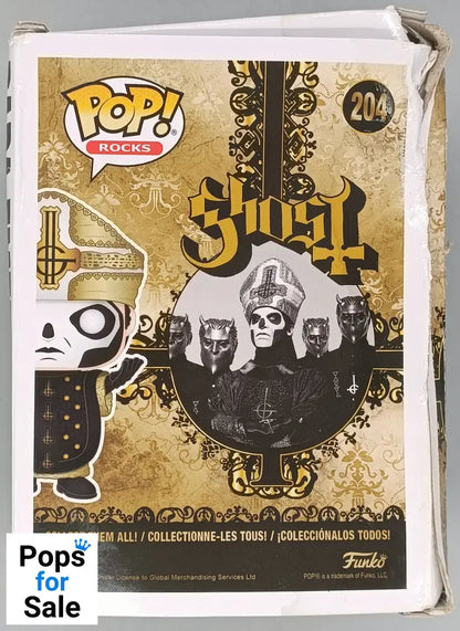 204 Papa Emeritus III - Ghost - Rocks - Box Damaged Funko POP