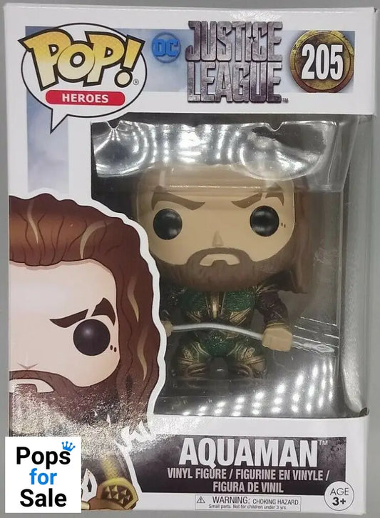 #205 Aquaman - DC Justice League Funko POP - PopsforSale.co.uk