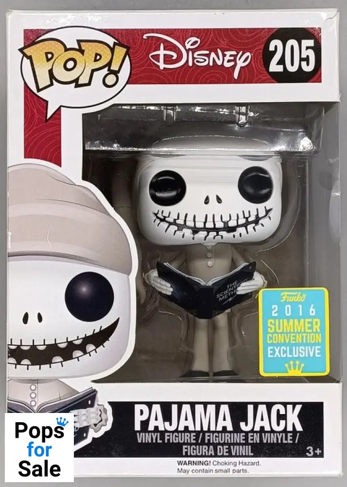 #205 Pajama Jack - Disney Nightmare Before Christ Box Damaged Funko POP