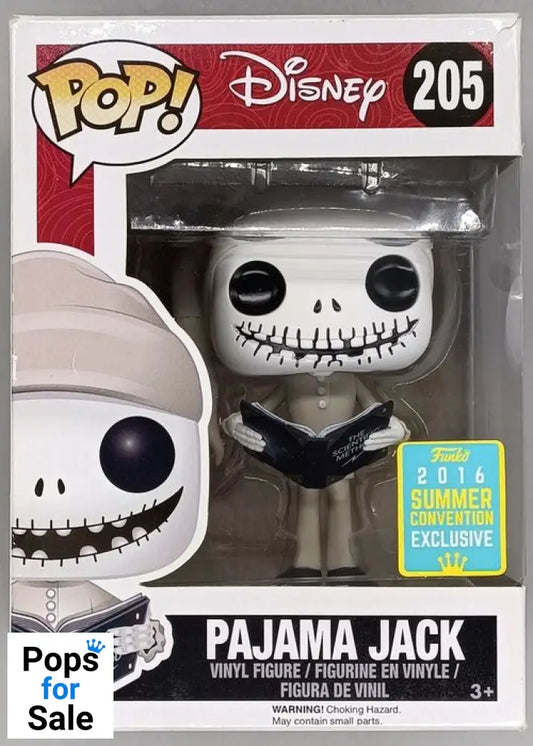 #205 Pajama Jack - Disney Nightmare Before Christ Box Damaged Funko POP