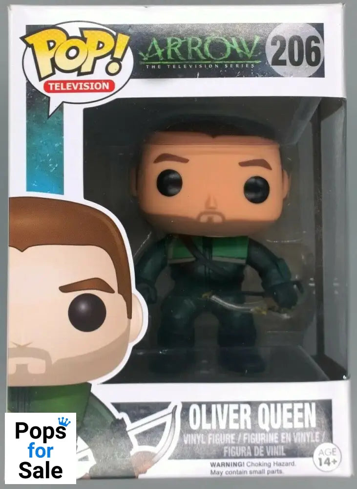 206 Oliver Queen - Arrow Funko POP - Box Damaged