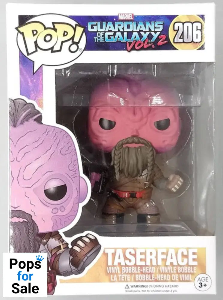 #206 Taserface - Marvel Guardians of the Galaxy Box Damaged Funko POP - PopsforSale.co.uk