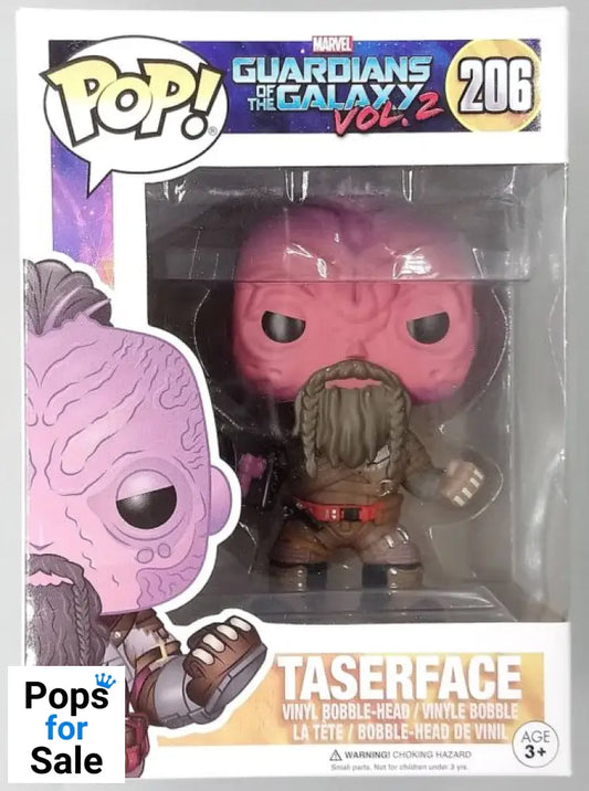 #206 Taserface - Marvel Guardians of the Galaxy Box Damaged Funko POP - PopsforSale.co.uk