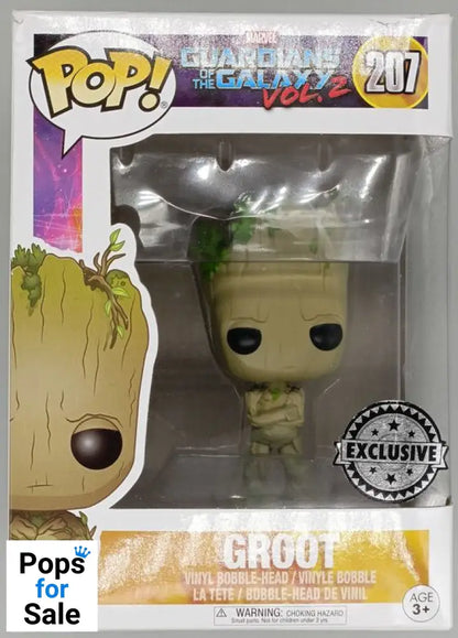 #207 Groot (Adolescent) Marvel Guardians of the GalaxyBox Damaged Funko POP - PopsforSale.co.uk