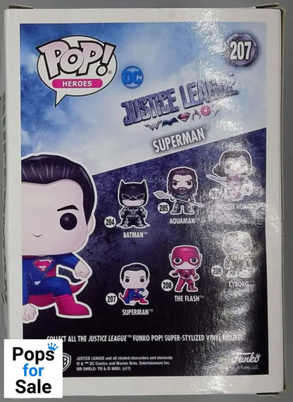 207 Superman - DC  Justice League - Box Damaged Funko POP