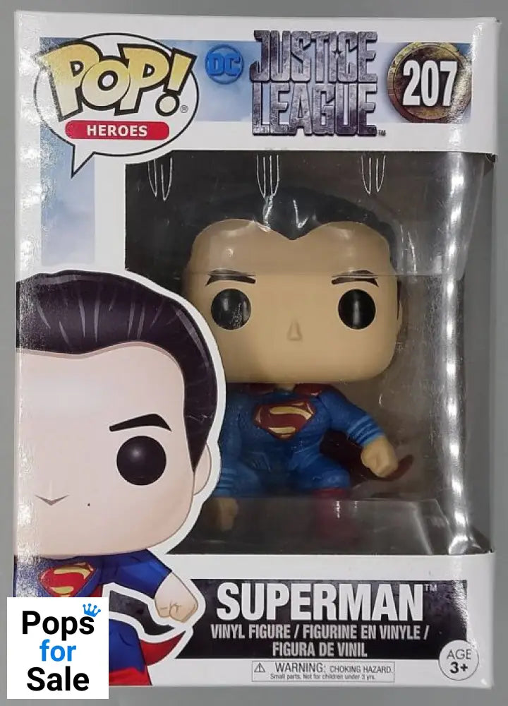 207 Superman - DC  Justice League - Box Damaged Funko POP