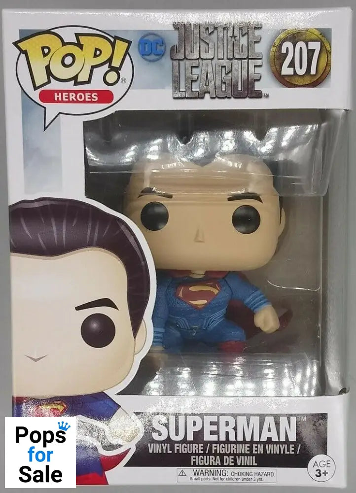 #207 Superman - DC Justice League Funko POP - PopsforSale.co.uk