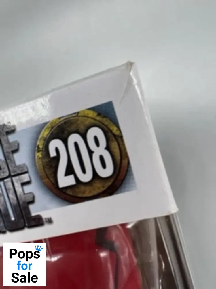 #208 The Flash (Running) - DC - Justice League Damaged Box Funko POP