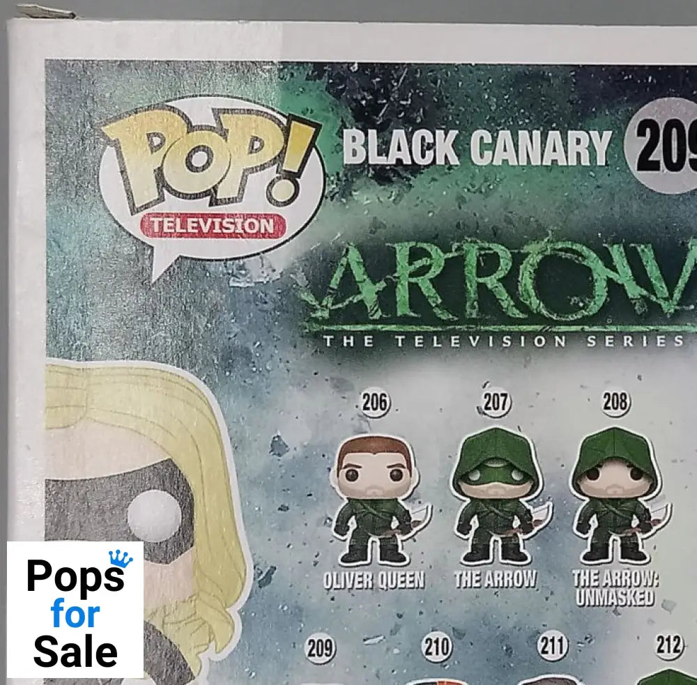 209 Black Canary - Arrow Funko POP - Box Damaged
