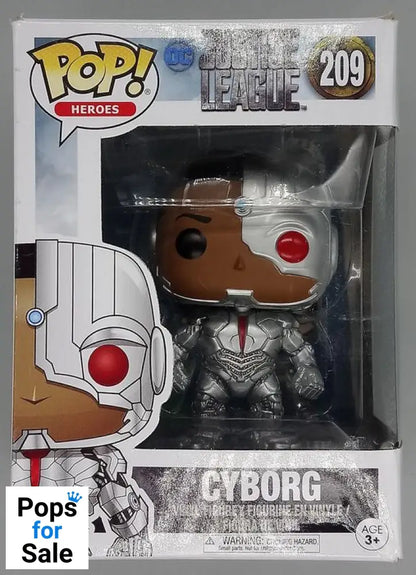 #209 Cyborg - DC Justice League - Box Damaged Funko POP - PopsforSale.co.uk