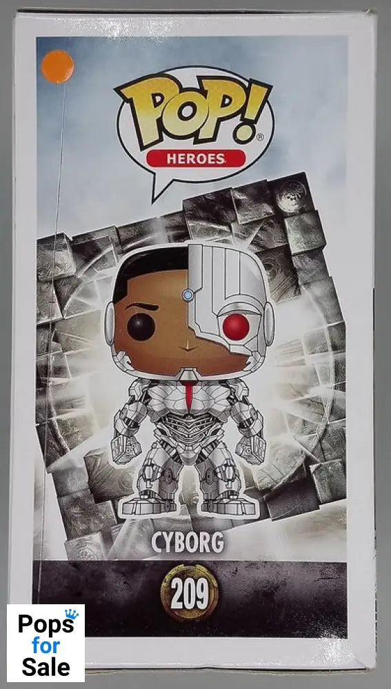 #209 Cyborg - DC Justice League - Box Damaged Funko POP - PopsforSale.co.uk