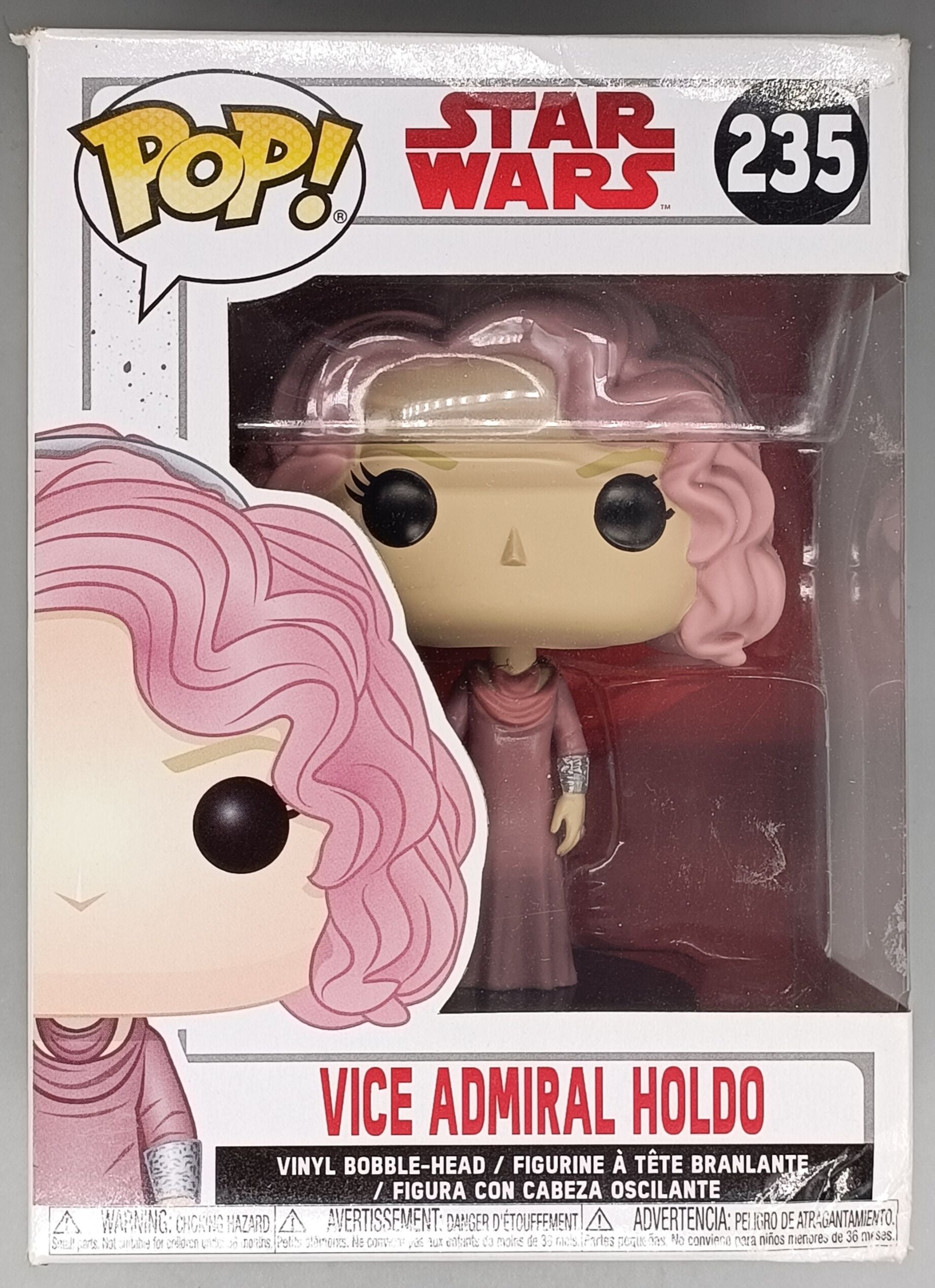 235 Vice Admiral Holdo - Star Wars - The Last Jedi Funko POP - Box Damaged