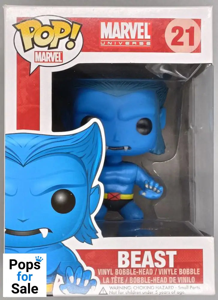 #21 Beast - Marvel X-Men - Box Damaged Funko POP