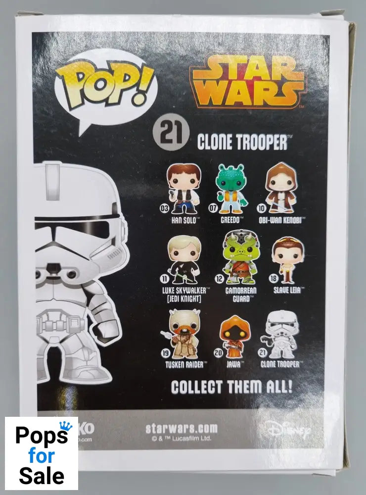 #21 Clone Trooper (Vault Edition) - Star Wars Funko POP - PopsforSale.co.uk