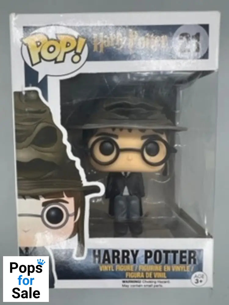 21 Harry Potter (Sorting Hat) - Harry Potter - Box Damaged Funko POP