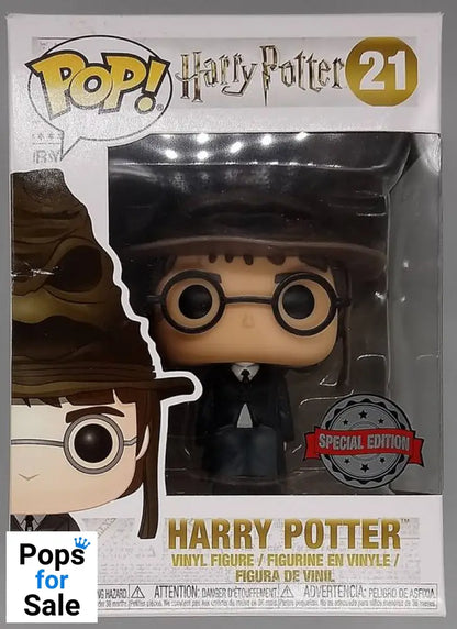 21 Harry Potter (Sorting Hat) - Harry Potter - Box Damaged Funko POP