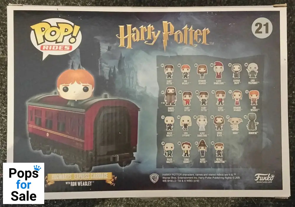 21 Hogwarts Express Carriage (Ron Weasley) - Harry Potter Funko POP