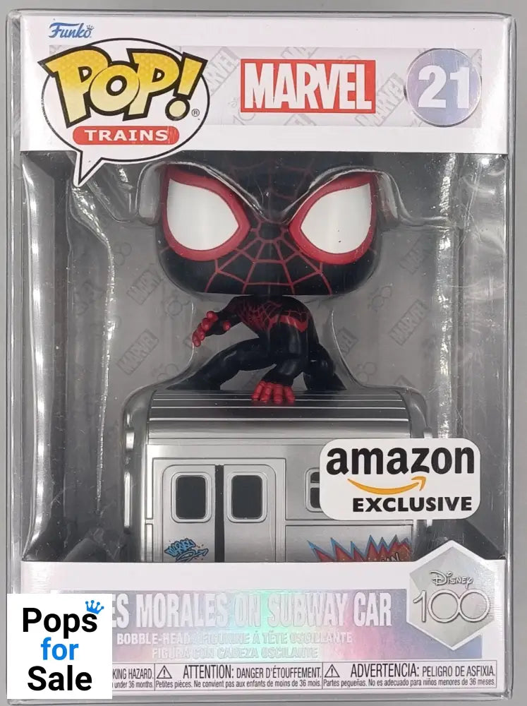 21 Miles Morales on Subway Car - Marvel Funko POP