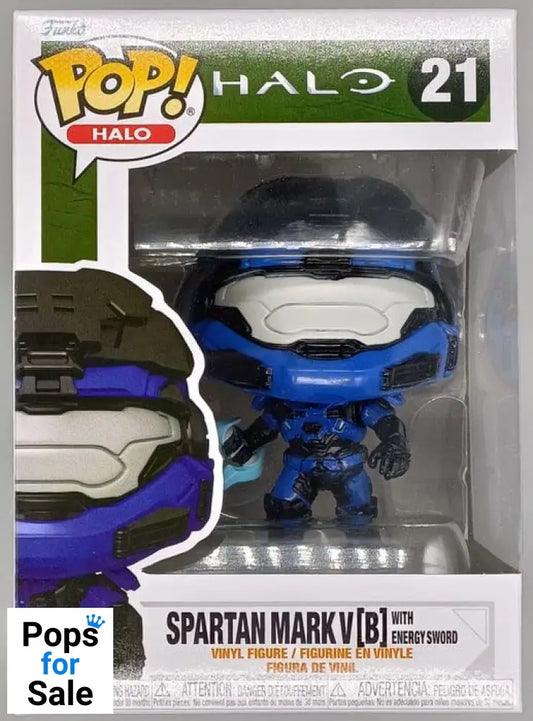 21 Spartan Mark V [B] (with Energy Sword) - Halo Funko POP