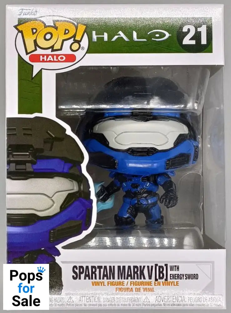 21 Spartan Mark V [B] (with Energy Sword) - Halo Funko POP