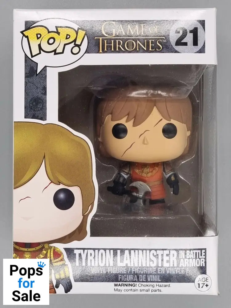 #21 Tyrion Lannister (Battle Armor) - Game of Thrones Funko POP - PopsforSale.co.uk