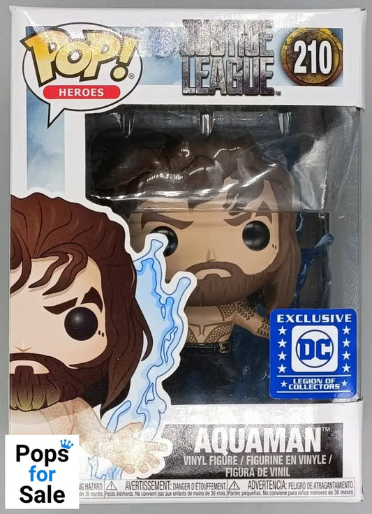 #210 Aquaman (Wave) DC Justice League - Legion of Collectors - Box Damaged Funko POP - PopsforSale.co.uk