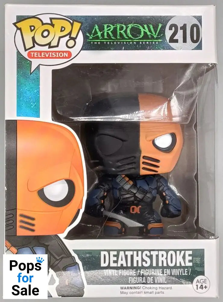 #210 Deathstroke - Arrow - Box Damaged Funko POP - PopsforSale.co.uk